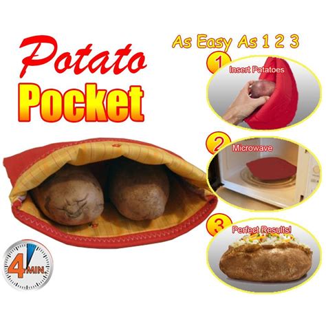 Is it safe to microwave a potato in a plastic bag?
