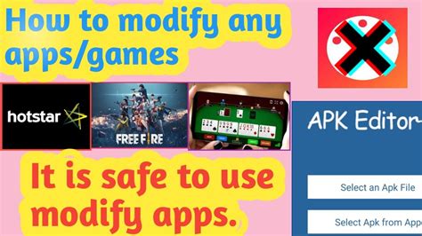 Is it safe to modify APK?