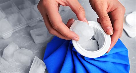 Is it safe to put ice pack on chest?