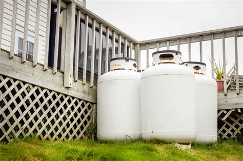 Is it safe to store propane tank on balcony?