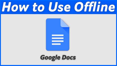 Is it safe to use Google Docs offline?