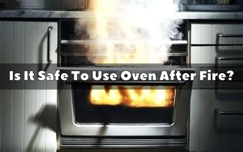 Is it safe to use an oven after burning plastic?