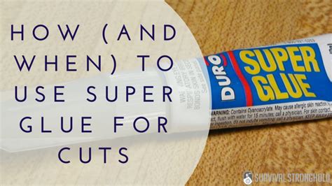 Is it safe to use super glue?