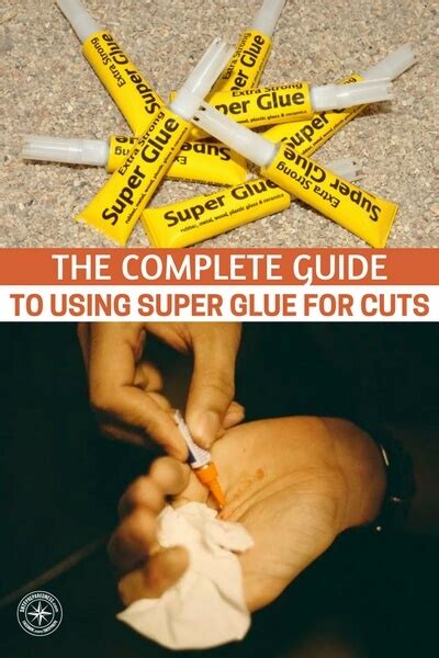 Is it safe to use superglue on cuts?