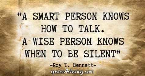Is it smart to be silent?