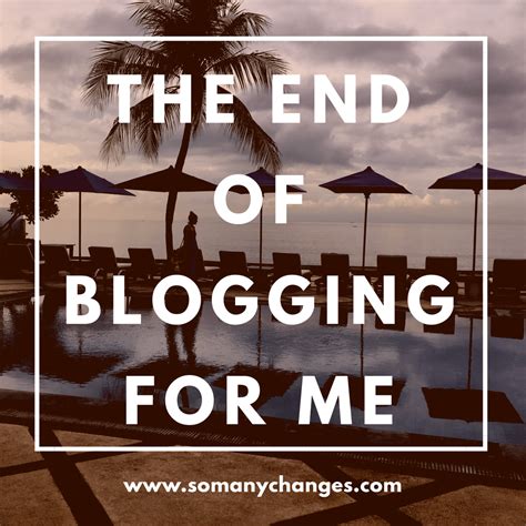 Is it the end of blogging?