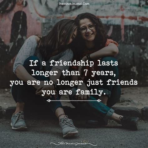 Is it true that if a friendship lasts 7 years?