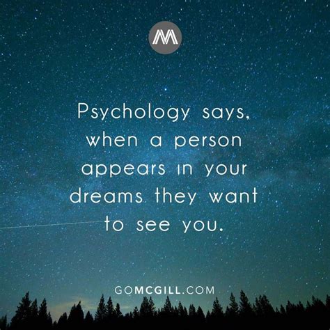 Is it true that when you dream about a person is thinking about you?