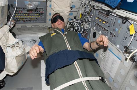Is it uncomfortable to sleep in space?