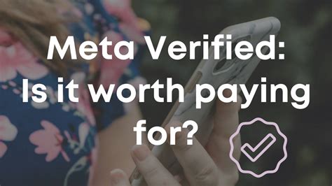 Is it worth paying for Meta verified?