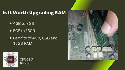 Is it worth upgrading 4GB RAM to 8GB?