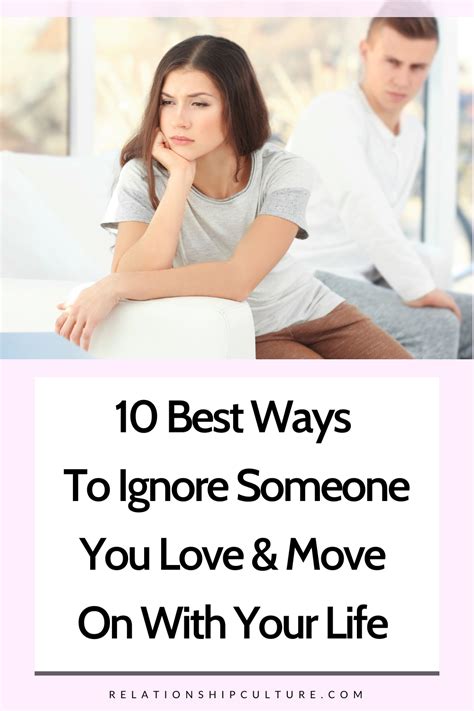 Is it wrong to ignore someone you love?