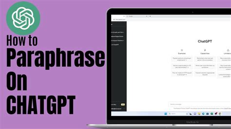 Is it wrong to use ChatGPT to paraphrase?