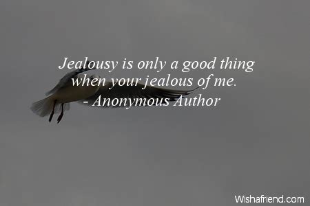 Is jealousy ever a good thing?