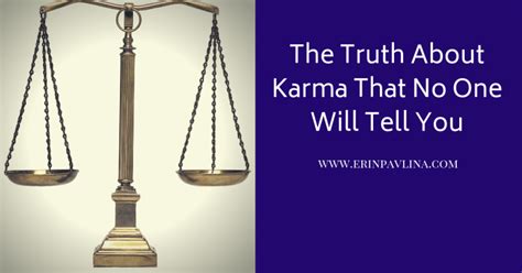 Is karma a punishment?