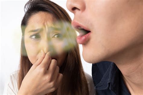 Is kissing someone with bad breath bad?