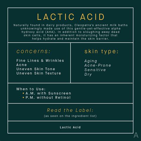 Is lactic acid bad for granite?