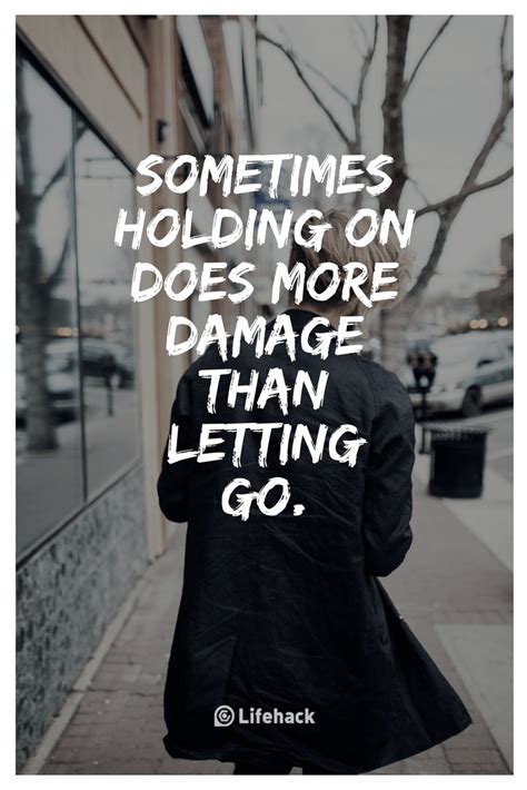 Is letting go better?