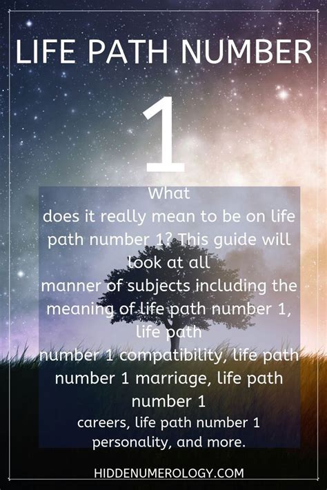 Is life path number 1 powerful?