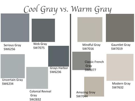 Is light grey warm or cool?