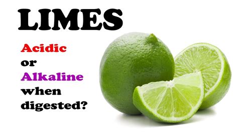 Is lime acid or alkaline?