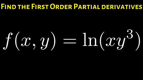 Is ln a first-order?