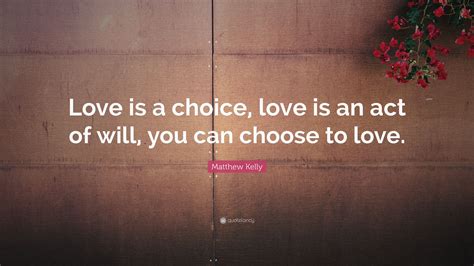 Is love a choice?