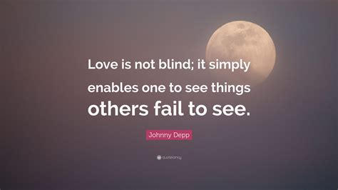 Is love blind or not?