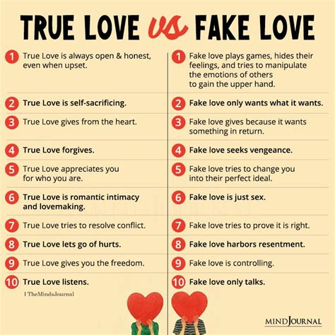 Is love is true or fake?