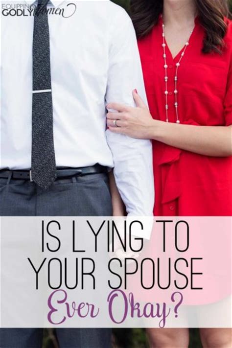 Is lying OK in marriage?