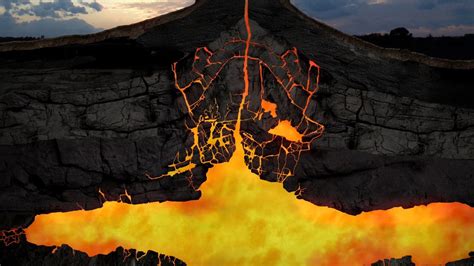 Is magma basically fire?