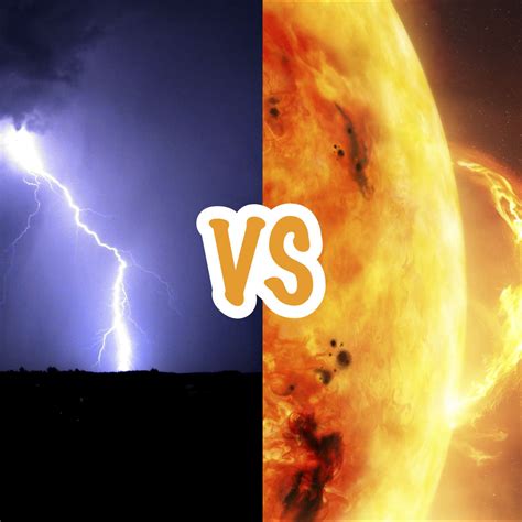 Is magma hotter than lightning?