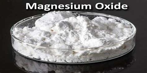 Is magnesium oxide a solid?