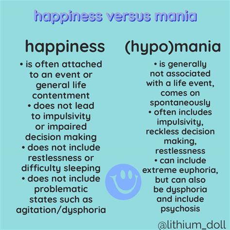 Is mania just happiness?