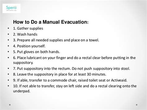 Is manual evacuation illegal?
