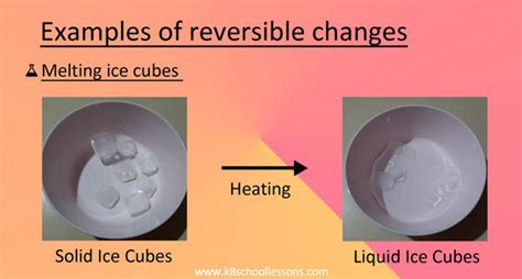 Is melting ice reversible or irreversible?