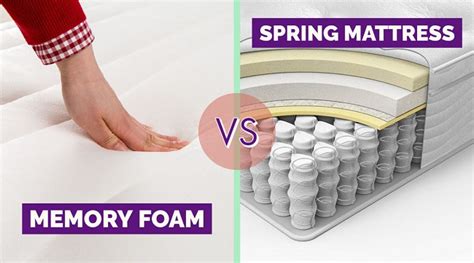 Is memory foam better than spring?