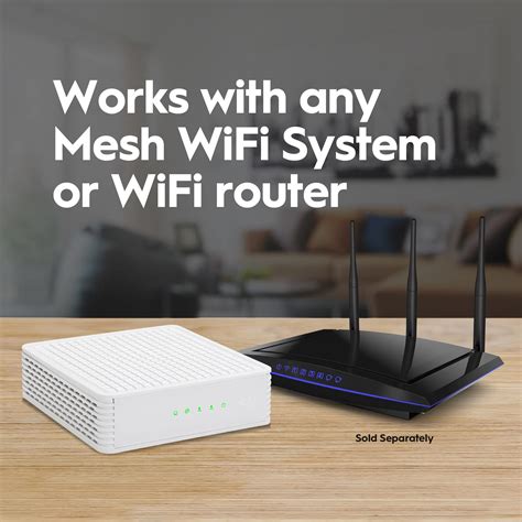 Is mesh WiFi faster than router?
