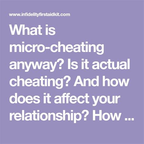Is micro-cheating on a flirt?