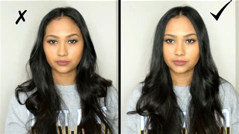 Is middle part better for round faces?