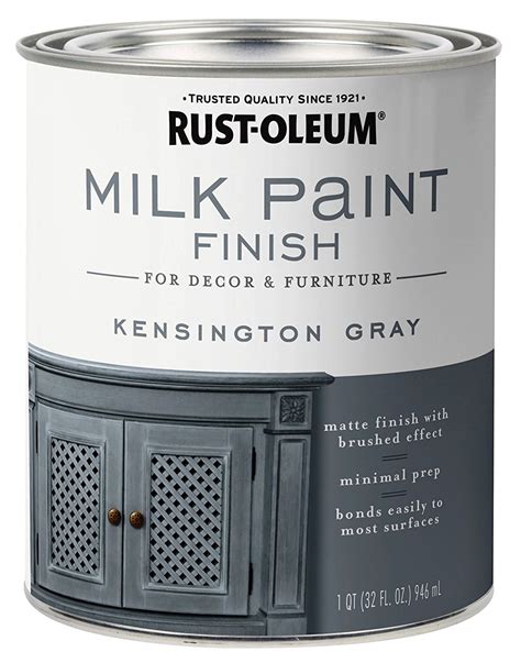 Is milk paint shiny?
