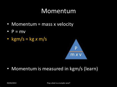 Is momentum P in physics?