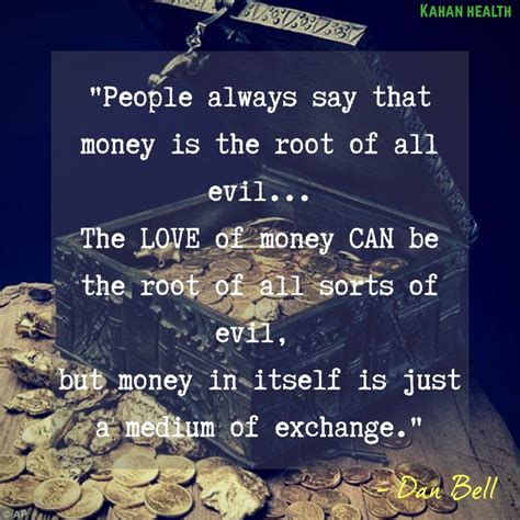Is money evil or not?
