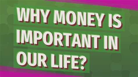 Is money important to God?
