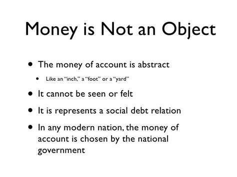 Is money not an object?
