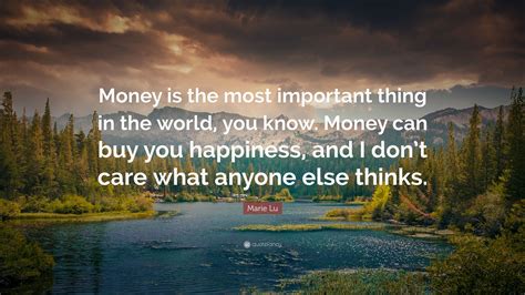 Is money the most important things in life?