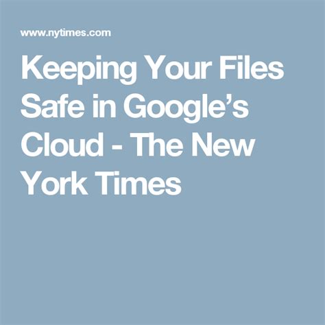 Is my data safe with Google?