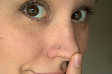 Is my nose stud too long?