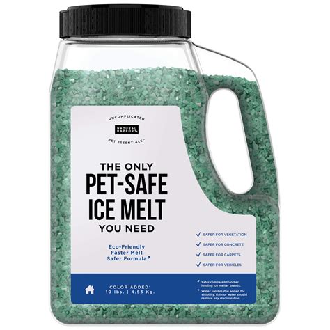 Is natural ice melt safe for pets?