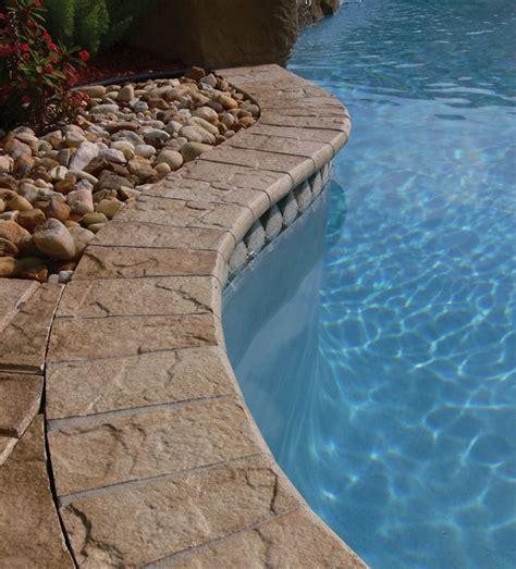 Is natural stone good around a pool?